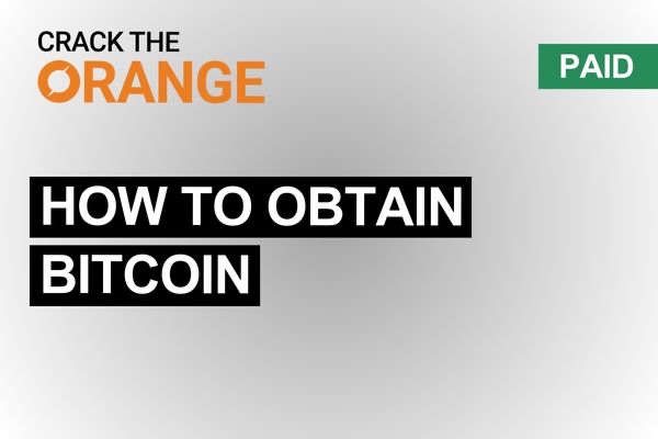 How To Obtain Bitcoin